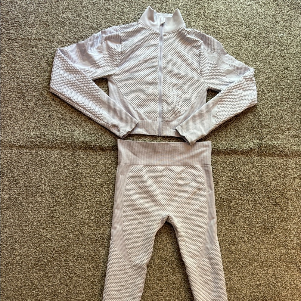 Purple athletes tracksuit